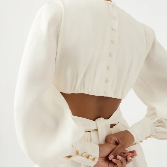 Aje Spectral V-Neck Mini Dress - Picture 2 of 3